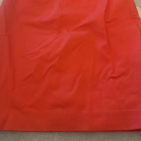 NWOT Bebe Neon Orange Pencil Skirt Size 4 Lined - Picture 2 of 12